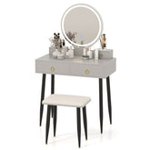 Vanity Table Set with Mirror