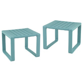 Weather Resistant Adirondack Outdoor Side Table Set of 2