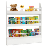 3-Tier Bookshelf Organizer with 2 Anti-Tipping Kits for Books and Magazines