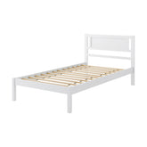 Twin/Full/Queen Size Wood Bed Frame with Headboard and Wooden Slats Support
