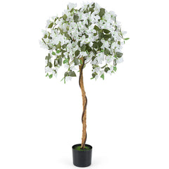 4.5 Feet Artificial Azalea Tree with Cement Pot