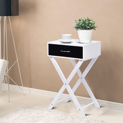 Modern X-Shape Accent Side End Table
