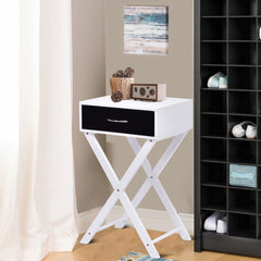 Modern X-Shape Accent Side End Table