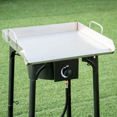 100000 BTU Portable Propane Outdoor Camp Stove with Adjustable Legs