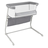 Baby Bassinet Bedside Crib with Adjustable Height Comfy Mattress