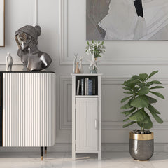 Bathroom Storage Organizer with 2-Tier Cabinet