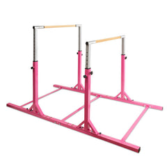 Adjustable Kids Double Horizontal Bars Gymnastic Training Parallel Bars