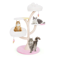Multi-Layer Cat Tree Cat Tower with 2 Cat Perches 2 Platforms