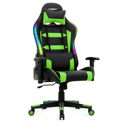 RGB Gaming Chair with LED Lights and Remote