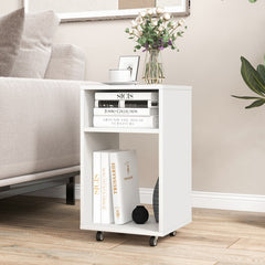 Mobile File Cabinet Wooden Printer Stand for Home Office