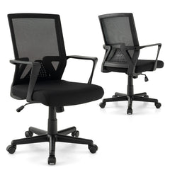Ergonomic Desk Chair with Lumbar Support and Rocking Function