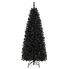 Hinged Halloween Tree with PVC Branch Tips and Warm White Lights
