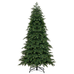 6/7.5 Feet Pre-Lit Artificial Christmas Tree with 11 Modes and Metal Stand
