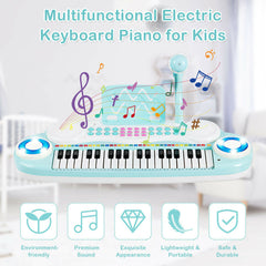 Multifunctional 37 Electric Keyboard Piano with Microphone
