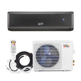 Energy Star Certified 12000 BTU 21 SEER2 208-230V Mini Split Air Conditioner and Heater Gray