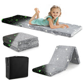 Foldable Floor Mattress for Kids with Washable Flannel Cover