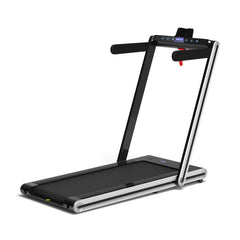 2-in-1 Folding Walking Pad Treadmill with Dual LED Display