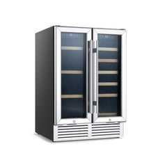 24 Inch Dual Zone Wine and Beverage Cooler