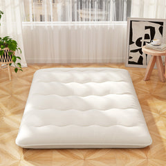 Queen/King/Twin/Full Futon Mattress Floor Sleeping Pad with Washable Cover Beige
