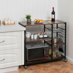 Rolling Industrial Kitchen Baker鈥檚 Storage Shelf