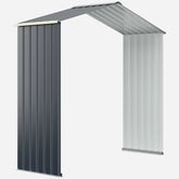 Outdoor Storage Shed Extension Kit for 7/9.1/11.2 Feet Shed Width