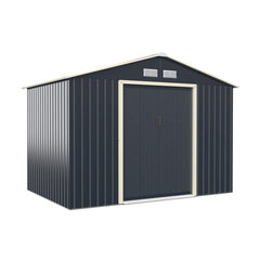 9 x 6 Feet Metal Storage Shed for Garden and Tools