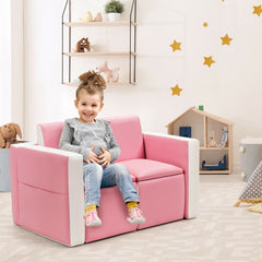 Multi-functional Convertible Kids Play Sofa and Table Chair Set