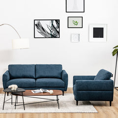 Modern Upholstered Accent Chair Single Sofa Armchair