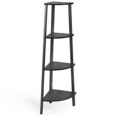 4-Tier Multipurpose Corner Shelf Bookcase