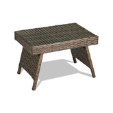 Folding Patio PE Rattan Side Coffee Table Garden Furniture
