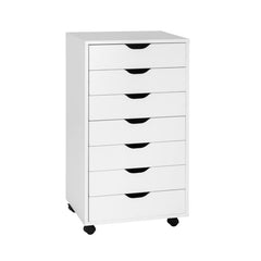 Mobile Lateral Filing Organizer with 7 Drawers and Wheels