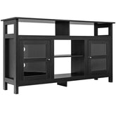 58 Inch TV Stand with 2 Cabinets for Flat Screen TVs up to 65 Inch