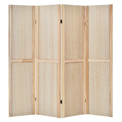 4-Panel Pegboard Display 5 Feet Tall Folding Privacy Screen