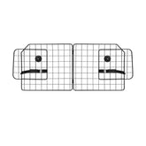 Folding Pet Divider Gate with 2 Straps and 2 Screw Caps for SUV