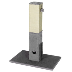 31 Inch Tall Cat Scratching Post Claw Scratcher with Sisal Rope and 2 plush Ball