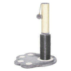 20.5 Inch Tall Cat Scratching Post Claw Scratcher with Sisal Rope and Plush Ball