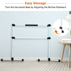 4 Feet Portable Ballet Barre with Adjustable Height