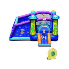 Inflatable Alien Style Kids Bouncy Castle with 480W Air Blower