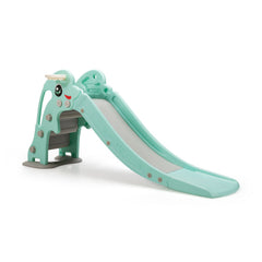 3-in-1 Kids Climber Slide Play Set with Basketball Hoop and Ball