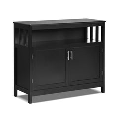 Kitchen Buffet Server Sideboard Storage Cabinet with 2 Doors and Shelf