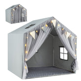 Large Toddler Playhouse Tent with Door Curtains Windows