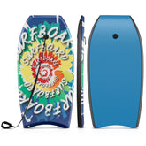 33/37/41 Inches Lightweight Body Board Boogie Board with EPS Core XPE Deck HDPE Bottom Multicolor4