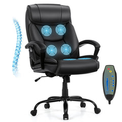 Massage Executive Office Chair with 6 Vibrating Points