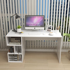 Modern Computer Desk with 3 Tier Storage Shelves for Home Office