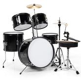 16 Inch 5 Pieces Complete Kids Junior Drum Set Children Beginner Kit