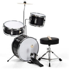 5 Pieces Junior Drum Set with 5 Drums