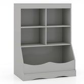 3-Tier kids Multi-Functional Bookcase with 5 Open Storage Compartments