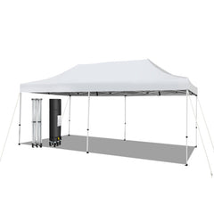 10 x 20 Ft Outdoor Pop-Up Patio Folding Canopy Tent