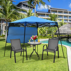 7 x 7 Feet Pop-up Canopy Tent with Carry Bag and 4 Stakes