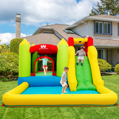 Outdoor Inflatable Bounce House with 480 W Blower